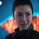 Imagine having Michelle Yeoh look at you like this and not immediately fear for your life.